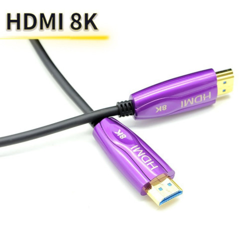 Ligne de conversion d'écran d'ordinateur de câble optique actif HDMI 2.1 8K 60HZ HD, longueur de câble: 70m SH5014177-06