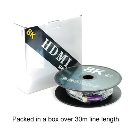 Ligne de conversion d'écran d'ordinateur de câble optique actif HDMI 2.1 8K 60HZ HD, longueur de câble: 70m SH5014177-06