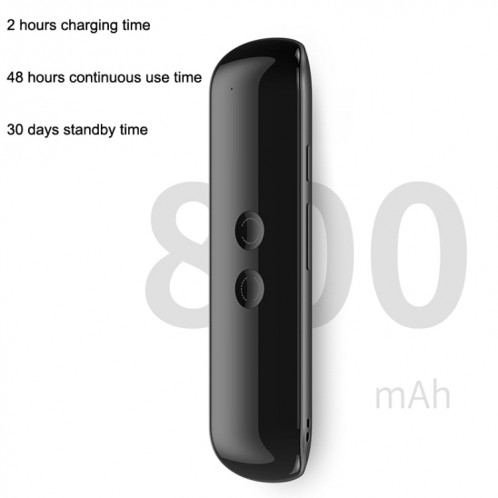 Junyue G5 Smart Language Translation Machine Bluetooth Portable Business Learning Traduction Stylos (Noir) SJ301A1072-06