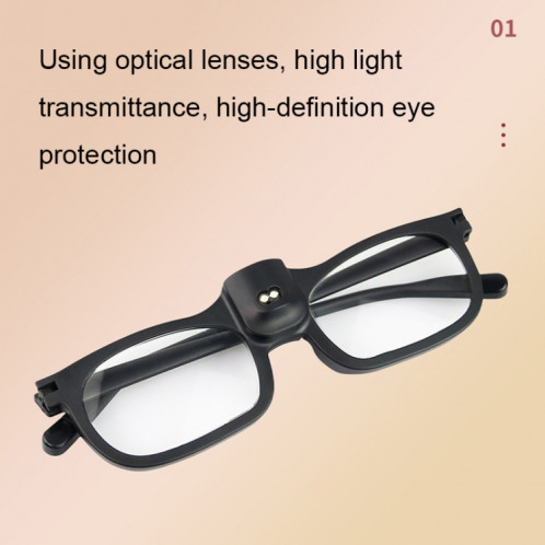 Loupe de peinture et de lecture de type lunettes avec 2 lumières LED, spécification : 19156-3C SH2201534-07