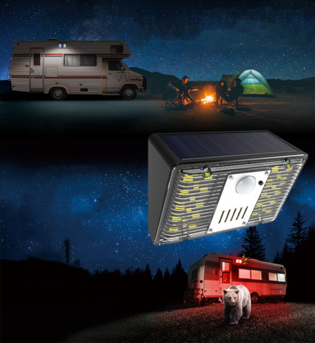 N775 Applique murale à alarme solaire pour camping-car, lumière à induction infrarouge (blanc froid) SH901A675-06
