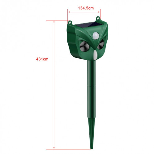 RC546 Répulsifs à ultrasons solaires intelligents pour animaux d'extérieur RC546 SH058451-07