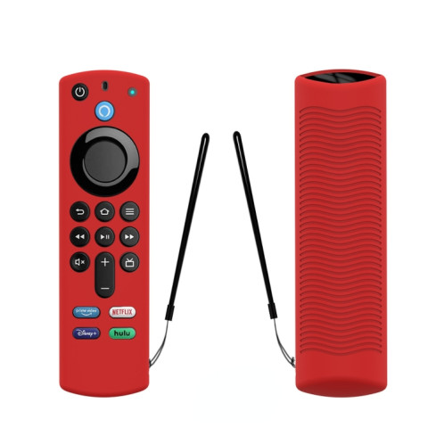 2 PCS Y27 pour Alexa Voice Remote 3rd Gen Housse de protection antidérapante en silicone (rouge) SH601A1881-05
