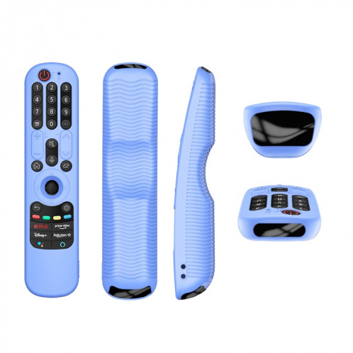 Pour LG An-MR21GC / AN-MR21N / AN-MR21GA TV Télécommande Étui de protection en silicone (Bleu lumineux) SH001D827-05