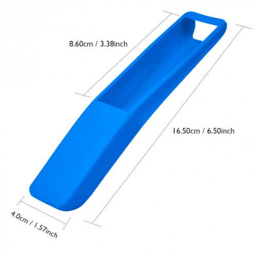 Pour Samsung BN59 Series Smart TV Télécommande Étui de protection en silicone antidérapant (Bleu lumineux) SH201A1923-05
