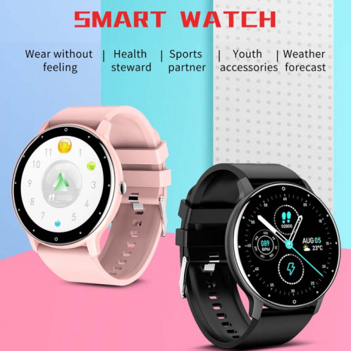 BW0223 Surveillance de la fréquence cardiaque/de l'oxygène sanguin/de la pression artérielle Bluetooth Smart Calling Watch, Couleur : Silicone Beige SH2304869-07