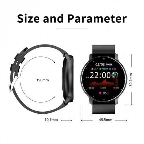BW0223 Surveillance de la fréquence cardiaque/de l'oxygène sanguin/de la pression artérielle Bluetooth Smart Calling Watch, Couleur : Silicone Beige SH2304869-07