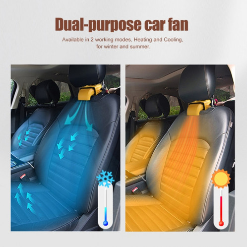 Dégivrage de voiture 12 V, dégivrage de neige, couleur : jaune à double usage. SH2404429-06