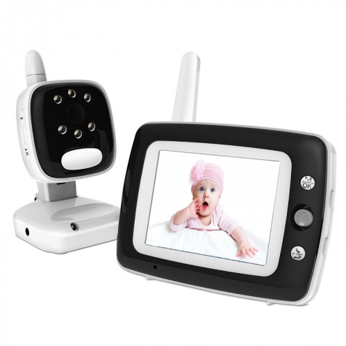 BM35Q 3,5 pouces sans fil bébé moniteur caméra température moniteur 2 voies Audio vision nocturne EU Plug SH30031716-05