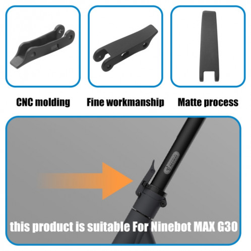 Pour boucle de clé pliante pour scooter électrique Ninebot MAX G30 (noir) SH801A1953-06