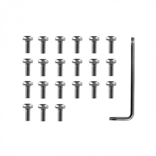 21 pièces/ensemble pour vis de compartiment de batterie Xiaomi Mijia M365 Pro (blanc) SH101A1996-05