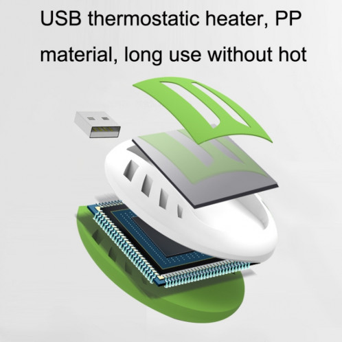 Y321 – répulsif anti-moustiques Portable USB pour voiture et maison, bureau, tueur de moustiques (jaune + vert) SH601A568-06