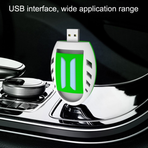 Y321 – répulsif anti-moustiques Portable USB pour voiture et maison, bureau, tueur de moustiques (jaune + vert) SH601A568-06