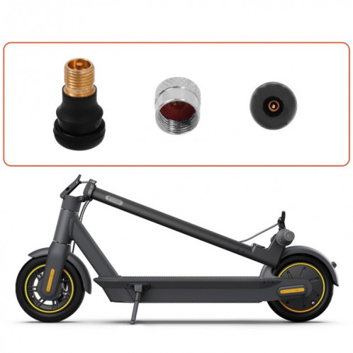 Pour Ninebot MAX G30 2pcs Scooter Pneus Aspirateur Buse (Noir) SH301A1378-06