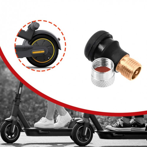 Pour Ninebot MAX G30 2pcs Scooter Pneus Aspirateur Buse (Noir) SH301A1378-06