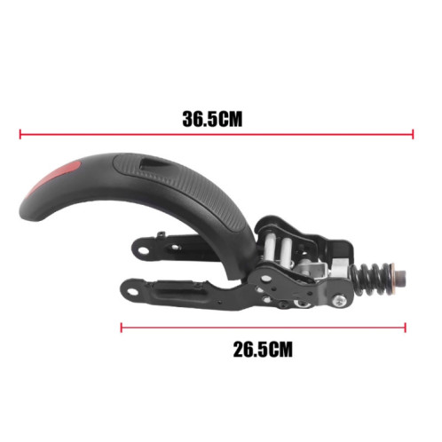 Kit de montage de réducteur de garde-boue arrière pour amortisseur arrière pour Ninebot ES1/ES2/ES3/ES4 (noir) SH501A58-07