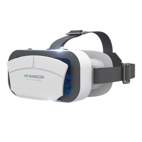 VRSHINECON G12 Lunettes VR Film 3D Tout en Un Machine de Jeu Lunettes de Réalité Virtuelle Immersive(Blanc) SV901A1328-09