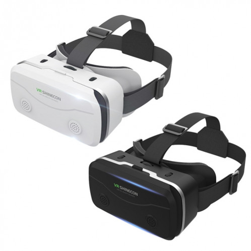 VRSHINECON G15 Casque Réalité Virtuelle VR Lunettes Tout en Un Jeu Téléphone Lunettes 3D (Blanc) SH901A1413-09