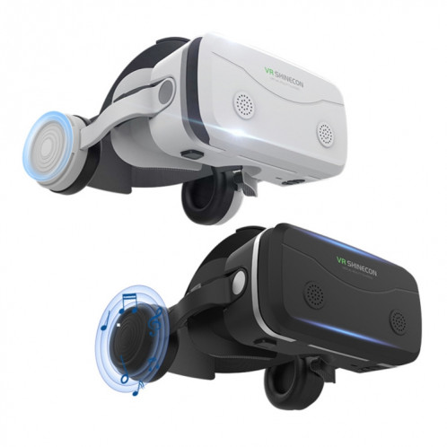 VR SHINECON G15E Casque spécial pour téléphone tout-en-un portant des lunettes 3D Console de jeu VR (Blanc) SV001A853-09