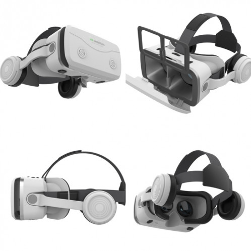 VR SHINECON G15E Casque spécial pour téléphone tout-en-un portant des lunettes 3D Console de jeu VR (Blanc) SV001A853-09