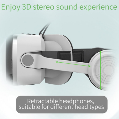 VR SHINECON G15E Casque spécial pour téléphone tout-en-un portant des lunettes 3D Console de jeu VR (Blanc) SV001A853-09