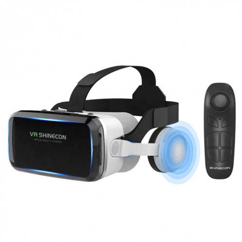 VR SHINECON G04BS + B03 poignée casque de réalité virtuelle 3D lunettes VR avec casque Bluetooth SV86031052-09