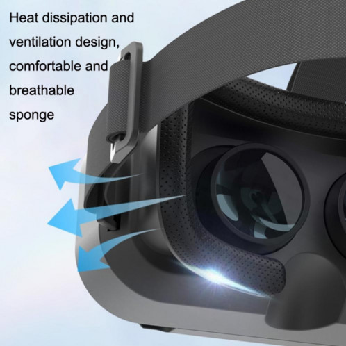 VR SHINECON G13 Lunettes de réalité virtuelle VR Lunettes de jeu de film de téléphone portable Lunettes numériques 3D (Noir) SV201A1364-09