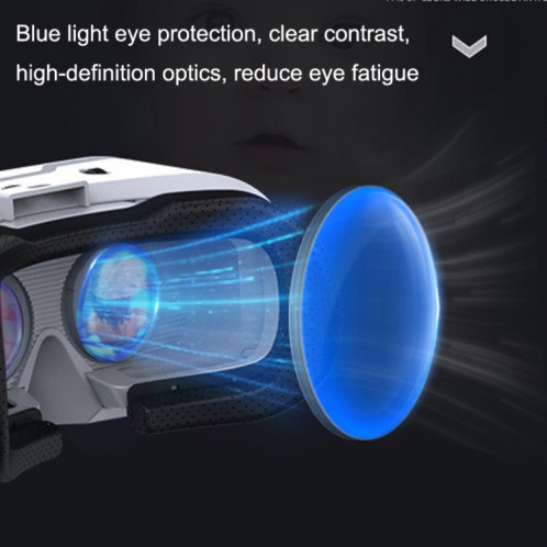 VR SHINECON G02EF + B01 poignée téléphone portable 3D réalité virtuelle VR jeu casque lunettes avec casque SV7702700-09