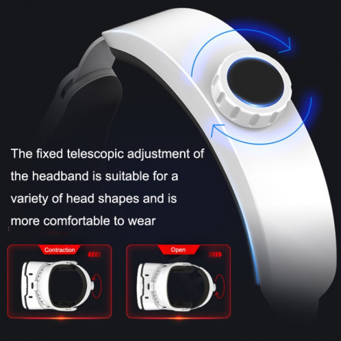 VR SHINECON G02EF + S9 Bluetooth poignée téléphone portable 3D réalité virtuelle VR jeu casque lunettes avec casque SV7704272-09