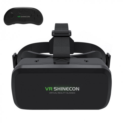 VR SHINECON G06A + B01 poignée téléphone portable VR lunettes 3D tête de réalité virtuelle portant des lunettes numériques de jeu SV8002865-07