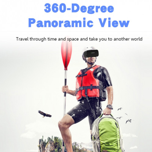 VR SHINECON G06A + B01 poignée téléphone portable VR lunettes 3D tête de réalité virtuelle portant des lunettes numériques de jeu SV8002865-07