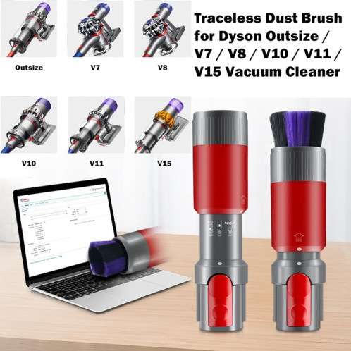 Pour aspirateur Dyson V7 V8 V10 V11 V15 brosse de dépoussiérage à poils souples non marquants SH21241502-08
