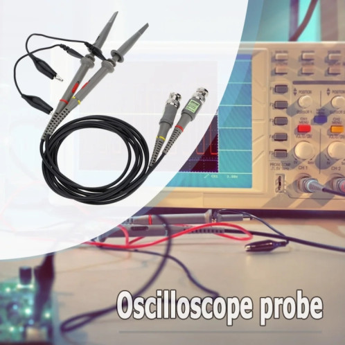 Sonde d'oscilloscope P6100 Connecteurs BNC DC-100MHz Sonde de clip de portée SH2198815-08