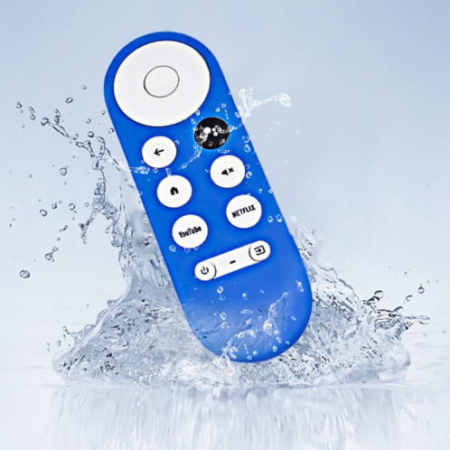 Pour Google Chromecast 2020 Y16 télécommande anti-chute étui de protection en silicone (vert lumineux) SH501D387-06