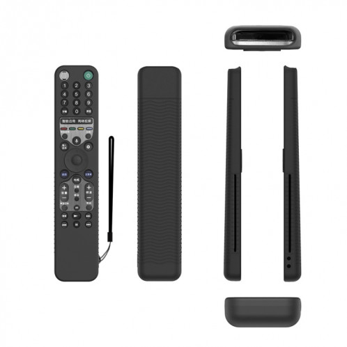 Coque de protection en silicone anti-chute pour télécommande Y46 pour Sony RMF-TX600C/P/U/E 500U/E (noir) SH901A1997-06