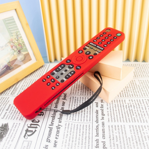 Étui de protection en silicone anti-chute pour télécommande Y46 pour Sony RMF-TX600C / P / U / E 500U / E (rouge) SH901C340-06