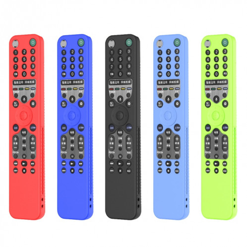 Étui de protection en Silicone anti-chute pour télécommande Y46 pour Sony RMF-TX600C/P/U/E 500U/E (bleu lumineux) SH901D469-06