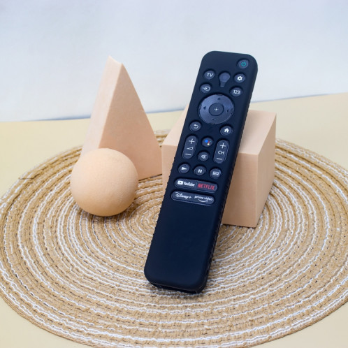 Coque de protection anti-chute en silicone Y56 Voice Remote pour Sony RMF-TX800U/C/P/T/900U (noir) SH501A727-05