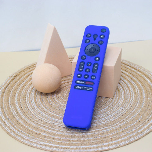 Coque de protection anti-chute en silicone Y56 Voice Remote pour Sony RMF-TX800U/C/P/T/900U (bleu) SH501B188-05
