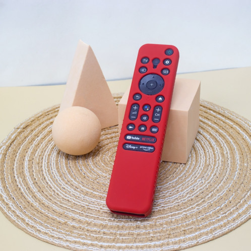 Coque de protection anti-chute en silicone Y56 Voice Remote pour Sony RMF-TX800U/C/P/T/900U (rouge) SH501C1902-05