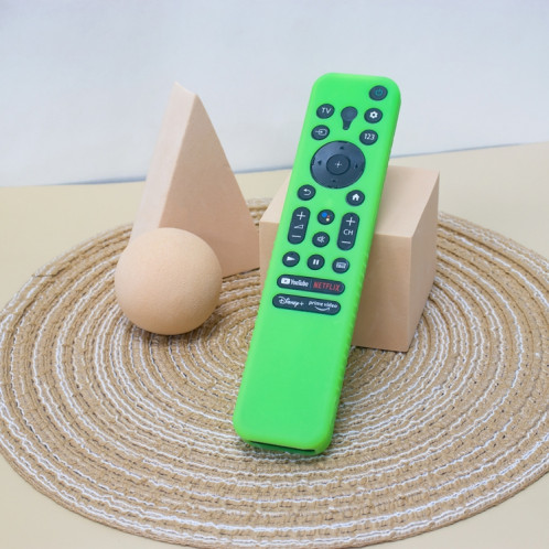 Étui de protection anti-chute en silicone à distance Y56 Voice pour Sony RMF-TX800U / C / P / T / 900U (vert lumineux) SH501E1847-05
