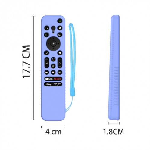 Étui de protection anti-chute en silicone à distance Y56 Voice pour Sony RMF-TX800U / C / P / T / 900U (vert lumineux) SH501E1847-05