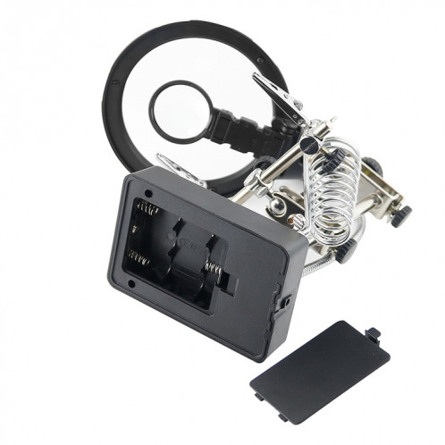 16129-C 2.5X/7.5X/10X Loupe d'entretien du support auxiliaire d'éclairage LED () SH401A251-06