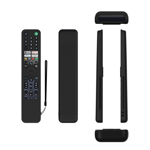 Pour Sony RMF/MG3-TX520U Y52 Housse de protection en silicone anti-chute pour télécommande vocale (noir) SH101A212-06