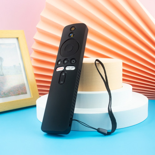 Pour Xiaomi 4K TV Stick Y48 Télécommande Housse de protection en silicone anti-chute (noir) SH401A1241-05