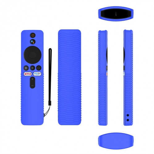 Pour Xiaomi 4K TV Stick Y48 Télécommande Housse de protection en silicone anti-chute (Bleu) SH401B325-05