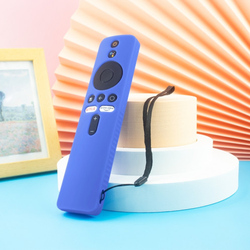 Pour Xiaomi 4K TV Stick Y48 Télécommande Housse de protection en silicone anti-chute (Bleu) SH401B325-05