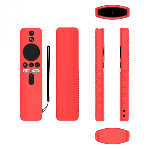 Pour Xiaomi 4K TV Stick Y48 Télécommande Housse de protection en silicone anti-chute (rouge) SH401C1851-05