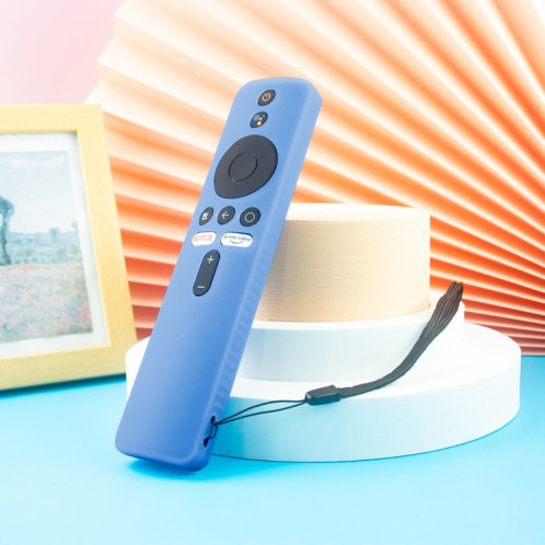 Pour Xiaomi 4K TV Stick Y48 Télécommande Housse de protection en silicone anti-chute (bleu lumineux) SH401D1378-05