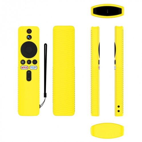 Pour Xiaomi 4K TV Stick Y48 Télécommande Housse de protection en silicone anti-chute (jaune) SH401F888-05
